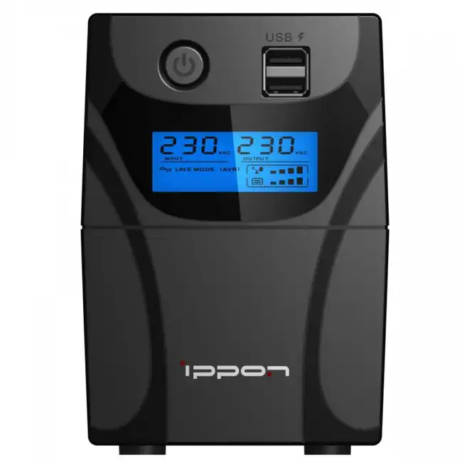 Источник бесперебойного питания Ippon Back Power Pro II 800, 800VA, 480ВТ (1030309) фото