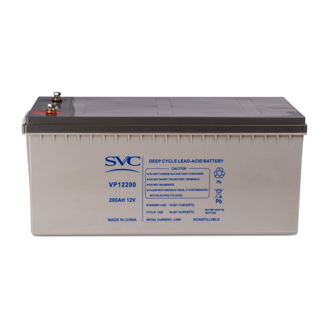 картинка Аккумуляторная батарея SVC VP12200 12В 200 Ач от магазина itmag.kz