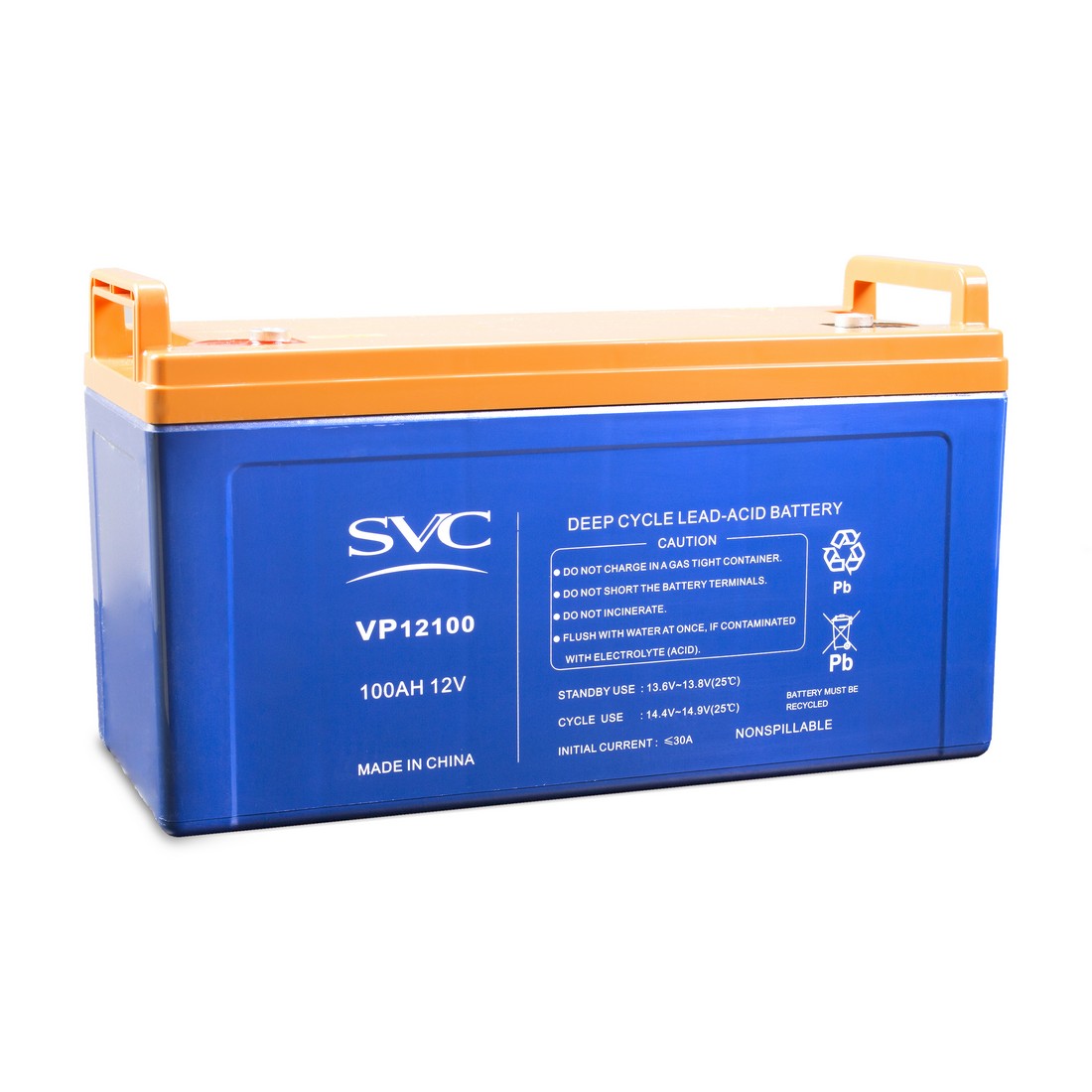 картинка Аккумуляторная батарея SVC VP12100 12В 100 Ач от магазина itmag.kz