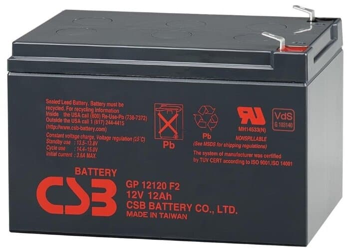 картинка Аккумулятор CyberPower 12V9Ah (151x65х101мм, 2.7кг.) GP9-12 от магазина itmag.kz