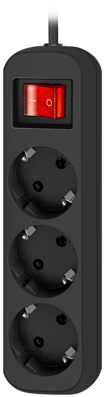 картинка Удлинитель DEFENDER с заземлением M318 1.8 м, 3 розетки от магазина itmag.kz