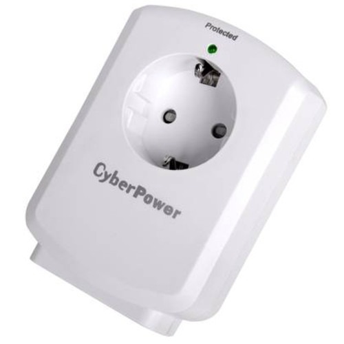 картинка Сетевой фильтр CyberPower B01WSA0-DE_W, 1*Schuko, 16А, белый от магазина itmag.kz