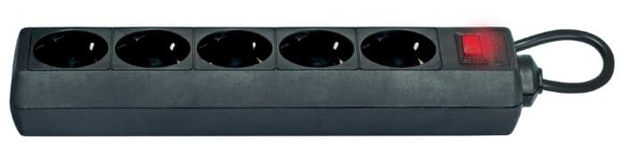 картинка Сетевой фильтр Defender ES 5 метров, 5 розеток,  Предохранитель, Черный, original от магазина itmag.kz