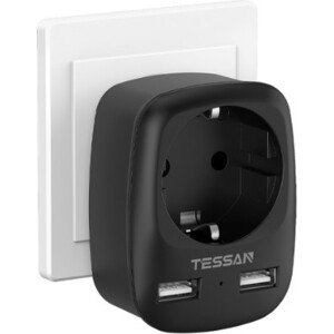 картинка Сетевой фильтр Tessan TS-611-DE черный от магазина itmag.kz