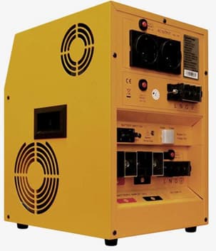 картинка Автоматический инвертор CyberPower CPS3500PRO, 24V, 3500VA/2450W, 45A, AVR 140-300V, 2*Schuko, клеммная колодка, USB,  LCD, Yellow от магазина itmag.kz