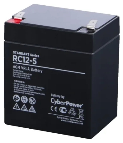 картинка Аккумуляторная батарея CyberPower Standart RC 12-5 от магазина itmag.kz