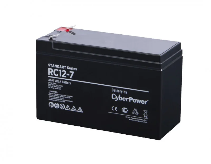 картинка Аккумуляторная батарея Standard Series CyberPower RC 12-7 от магазина itmag.kz