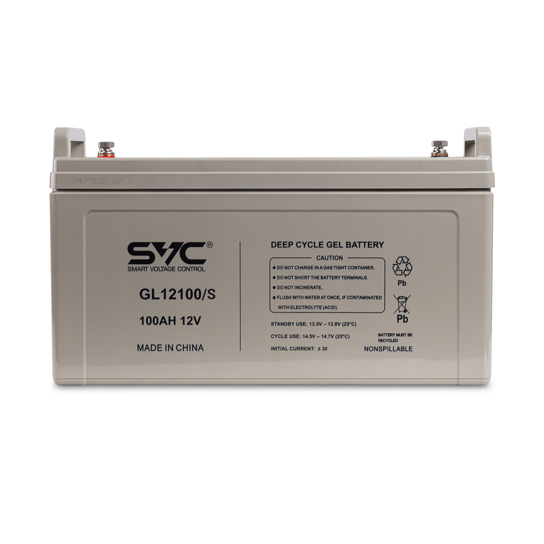 картинка Аккумуляторная батарея SVC GL12100/S 12В 100 Ач (407*173*233) от магазина itmag.kz