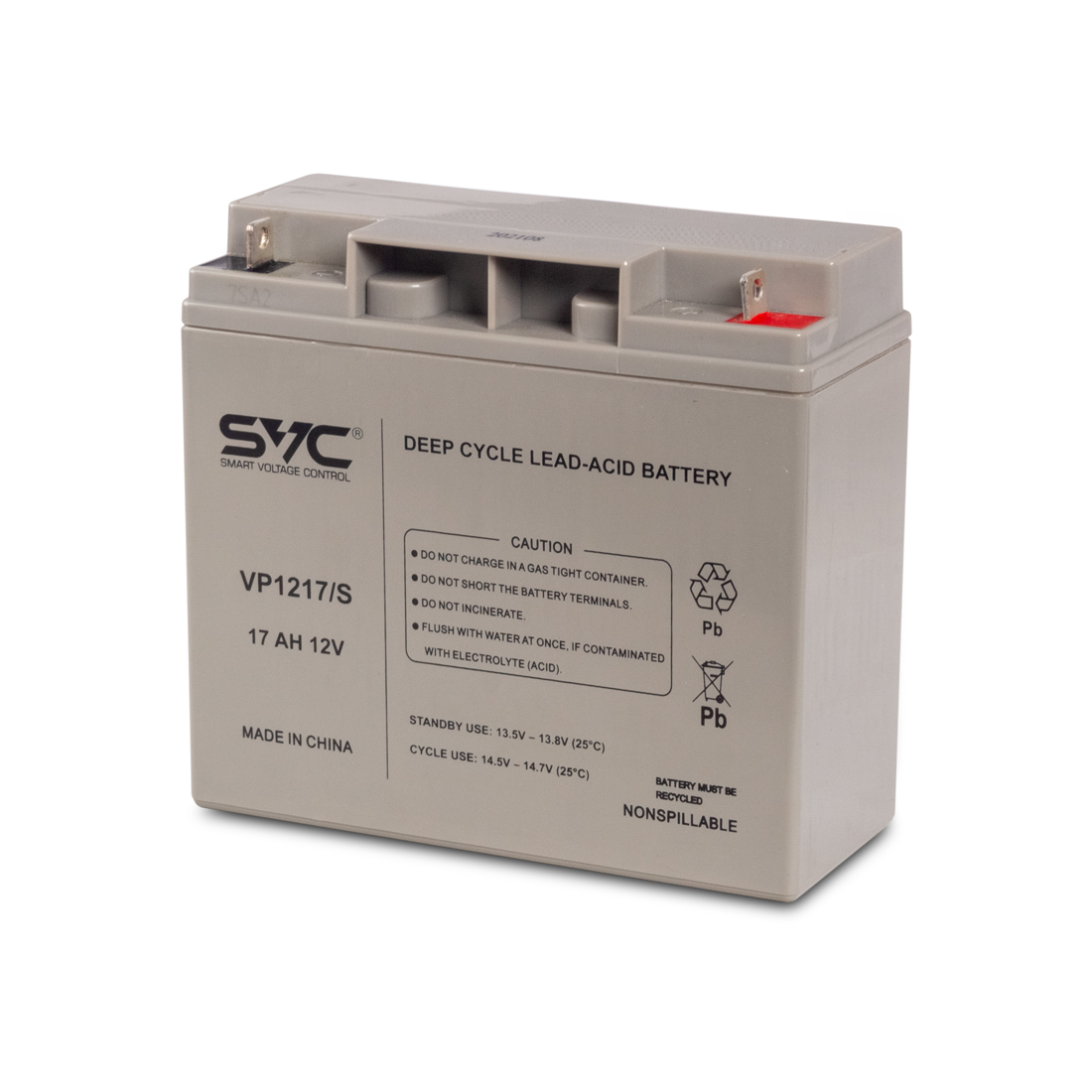 картинка Аккумуляторная батарея SVC VP1217/S 12В 17 Ач (180*77*167) от магазина itmag.kz