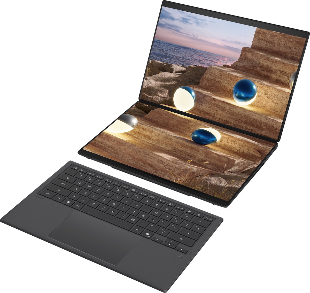 Ноутбук ASUS Zenbook Duo UX8407AA-SN046W 14" (90NB16V1-M00JX0) фото