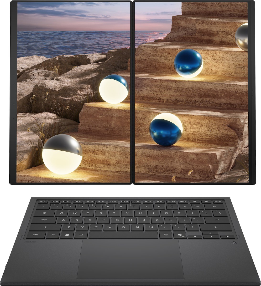 Ноутбук ASUS Zenbook Duo UX8407AA-SN046W 14" (90NB16V1-M00JX0) фото