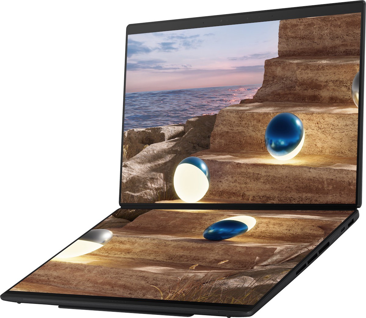 Ноутбук ASUS Zenbook Duo UX8407AA-SN046W 14" (90NB16V1-M00JX0) фото
