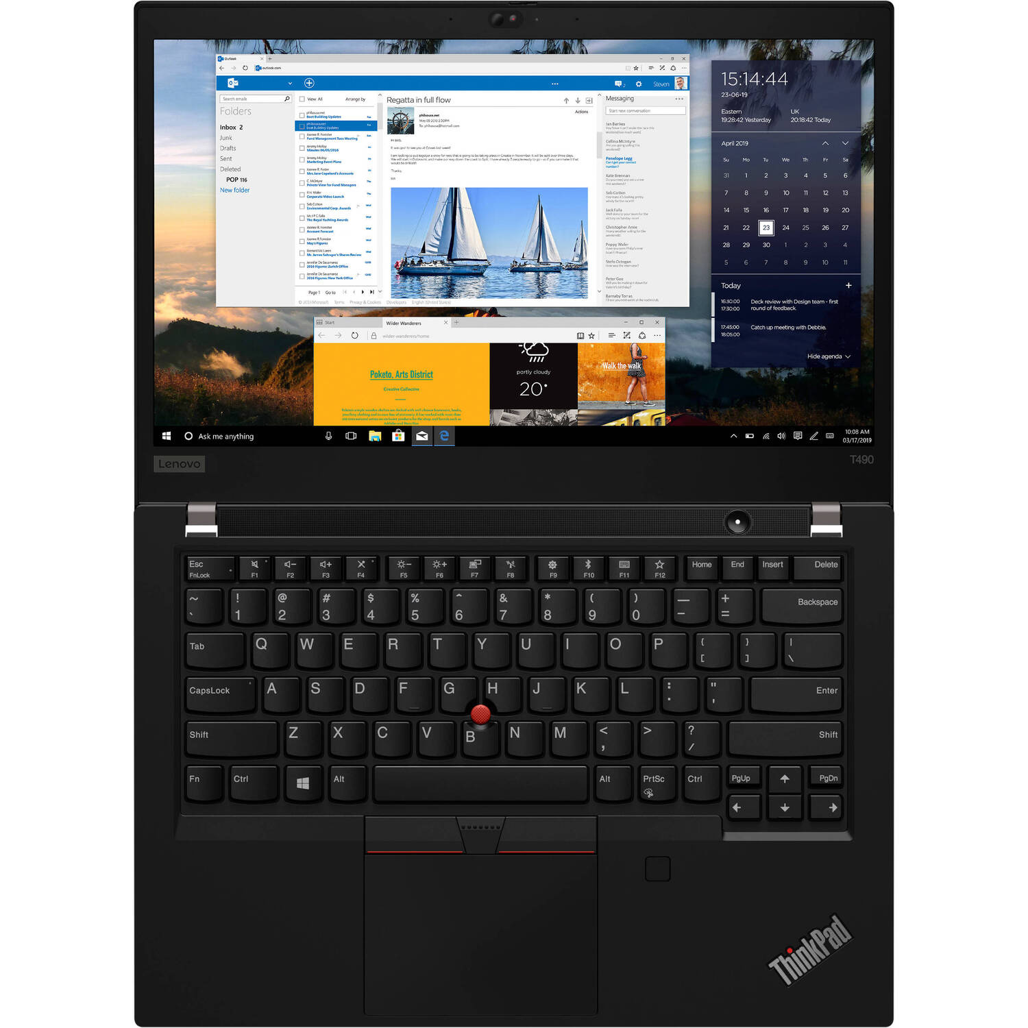 картинка Ноутбук Lenovo ThinkPad T490 (20N2004GRT) от магазина itmag.kz