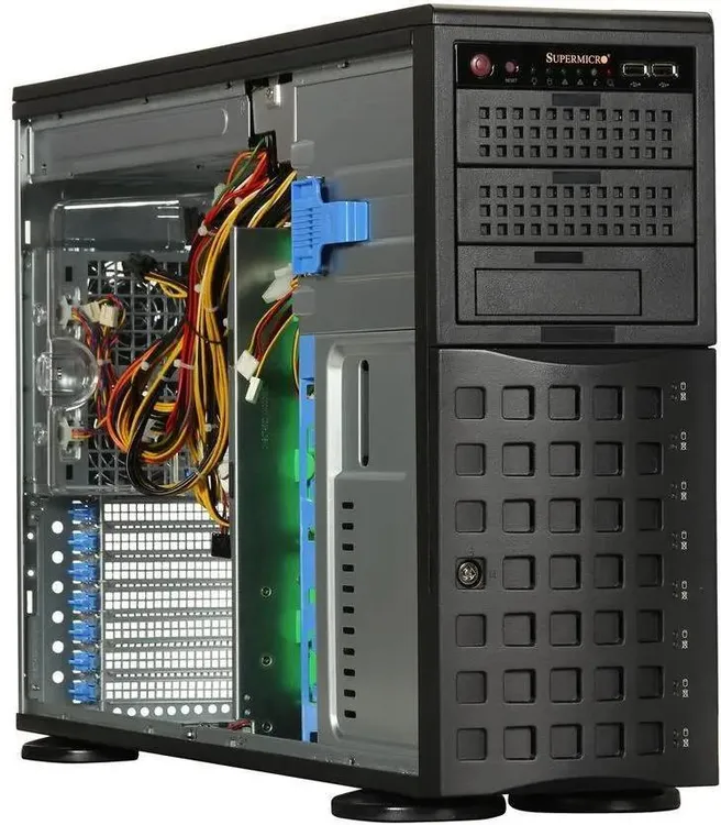 Сервер Tower Supermicro CSE-745BTQ-R920B/H12DSI-N6 (4UTR745H12DSI-7543) фото