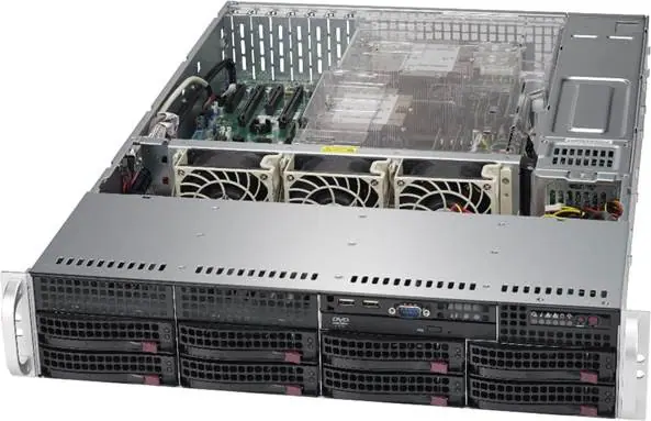 Сервер 2U Rack Supermicro CSE-825TQC-R1K23LPB/X14DBI (2U825X14-002-1/w/o HDD) фото