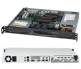 Корпус серверный Supermicro (CSE-512F-350B) фото