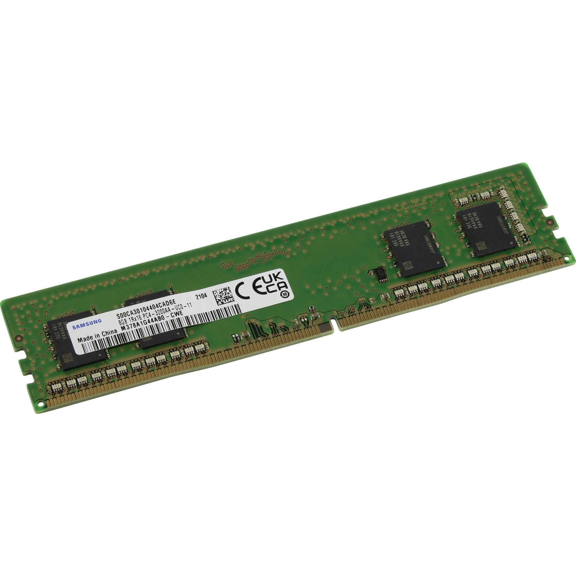 картинка Оперативная память 8GB DDR4 3200 MHz Samsung (PC4-25600) UDIMM 1.2V M378A1G44AB0-CWEDY от магазина itmag.kz