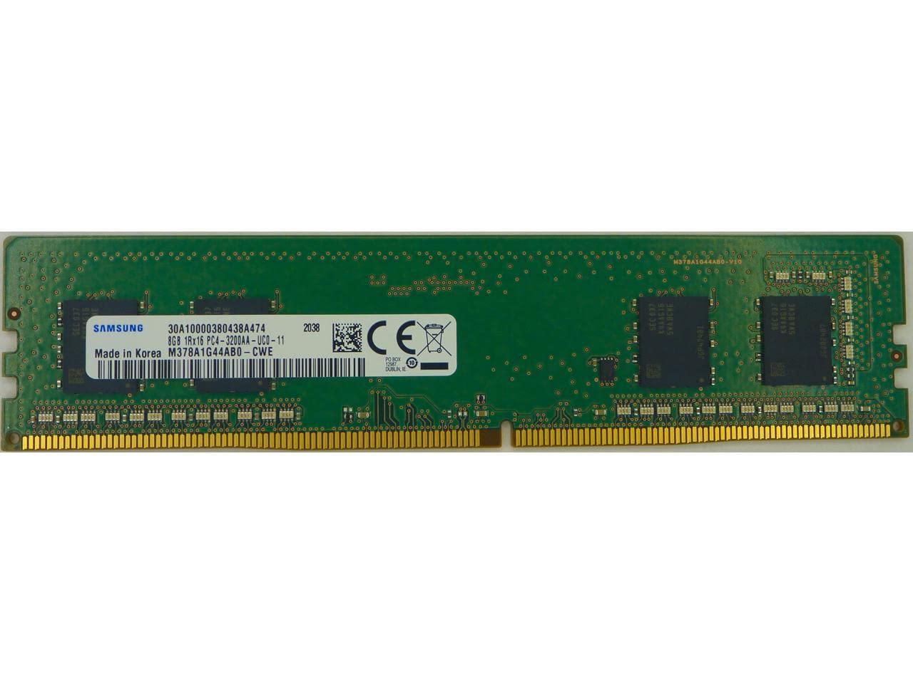 картинка Оперативная память 8GB DDR4 3200 MHz Samsung (PC4-25600) UDIMM 1.2V M378A1G44AB0-CWEDY от магазина itmag.kz