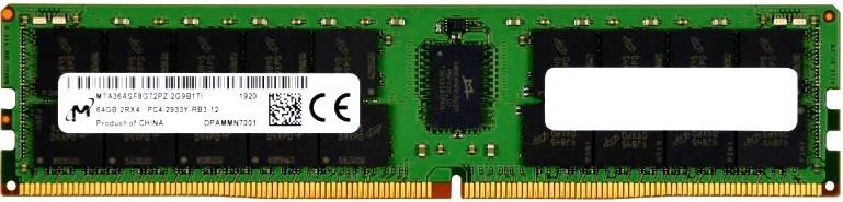 картинка Оперативная память 64Gb DDR4 2933MHz Micron ECC Reg (MTA36ASF8G72PZ-2G9B2) от магазина itmag.kz