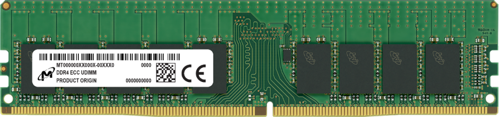 картинка Оперативная память 32GB DDR4 2666 MT/s Micron DRAM (PC4-21300)  ECC DIMM 288pin MTA18ASF4G72AZ-2G6B1 от магазина itmag.kz