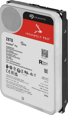 Жесткий диск для NAS систем 28Tb HDD Seagate IronWolf PRO (ST28000NT000) фото