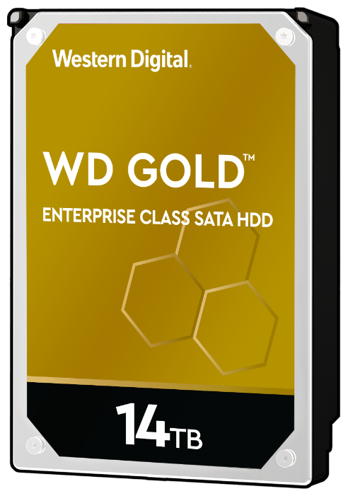 картинка Жесткий диск Жесткий диск 14Tb Western Digital Gold (WD141KRYZ) от магазина itmag.kz