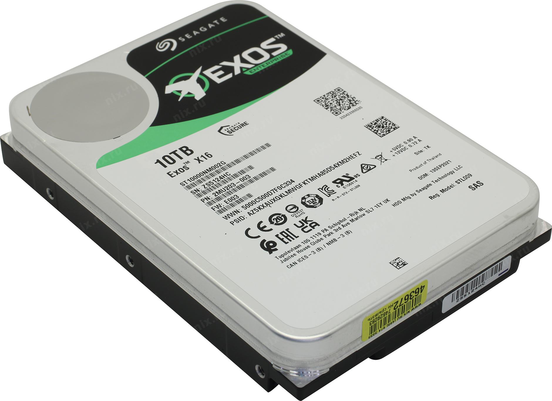 картинка Жесткий диск 10Tb Seagate Enterprise Capacity 3.5 7200rpm (ST10000NM002G) от магазина itmag.kz