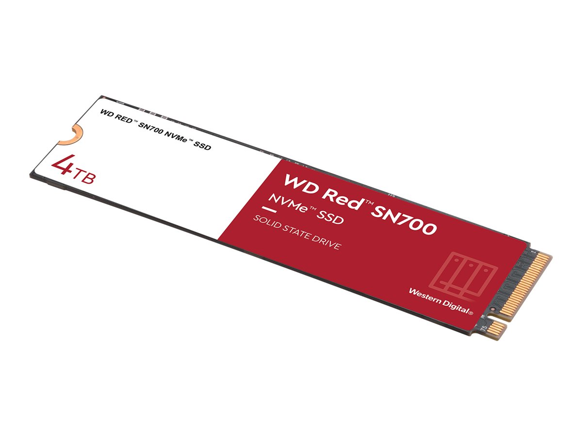 картинка Твердотельный накопитель SSD NAS WD Red SN700 4TB M.2 2280-D5-M PCIe Gen3 x4 NVMe от магазина itmag.kz