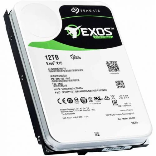 картинка Жёсткий диск HDD 12 Tb SATA 6Gb/s Seagate Exos X18 ST12000NM000J 3.5" 7200rpm 256Mb от магазина itmag.kz