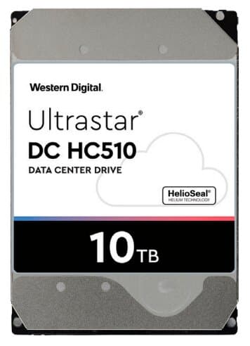 картинка Жёсткий диск HDD 10 Tb SATA 6Gb/s WD Ultrastar WUS721010ALE6L4 (0B42266) 3.5"7200rpm 256Mb от магазина itmag.kz
