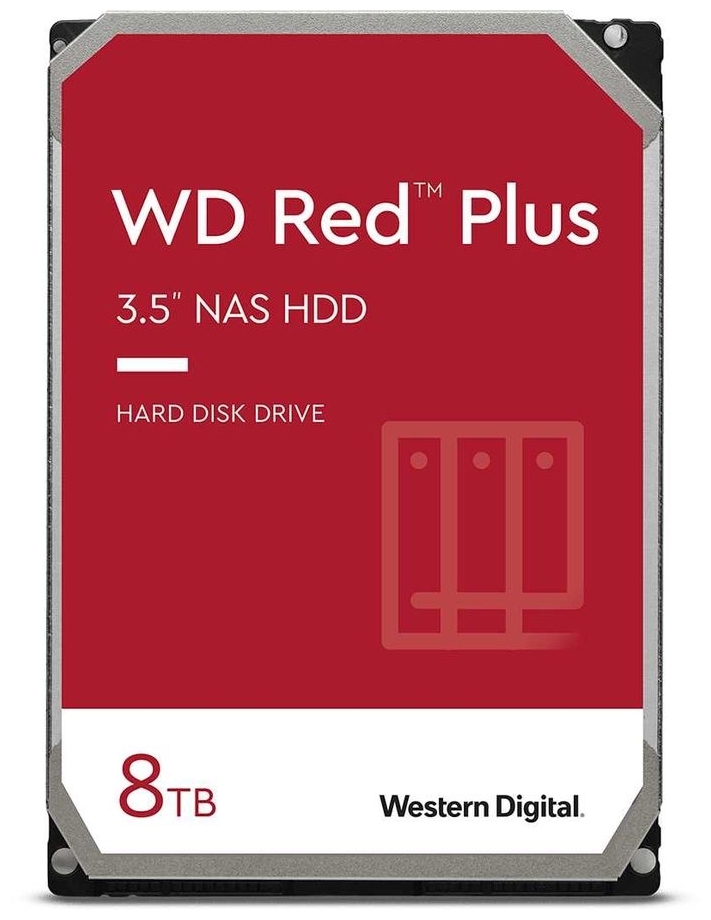 картинка Жесткий диск для NAS систем HDD 8Tb Western Digital RED Plus (WD80EFBX) от магазина itmag.kz