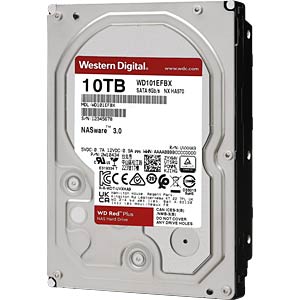 картинка Жесткий диск для NAS систем HDD 10Tb Western Digital RED Plus SATA6Gb/s (WD101EFBX) от магазина itmag.kz