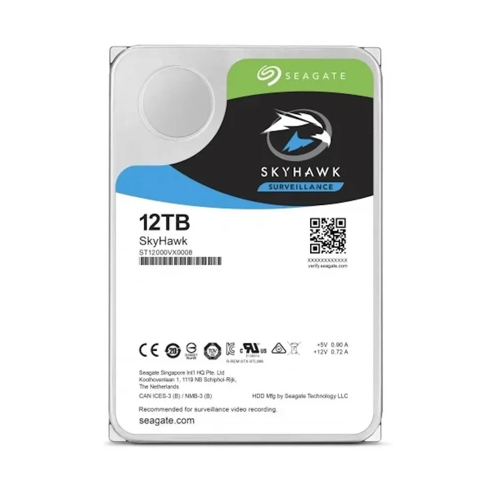 Жёсткий диск HDD 12 Tb SATA 6Gb/s Seagate SkyHawk (ST12000VX0008) фото