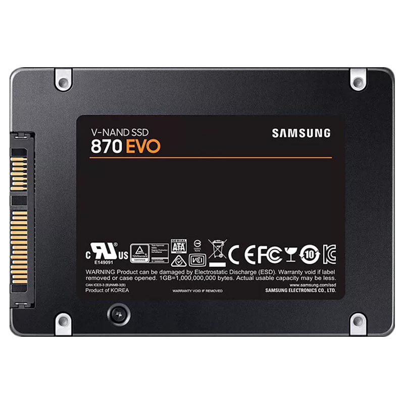 Жесткий диск твердотельный SSD Samsung 870 EVO SATA III (MZ-77E2T0BW) фото