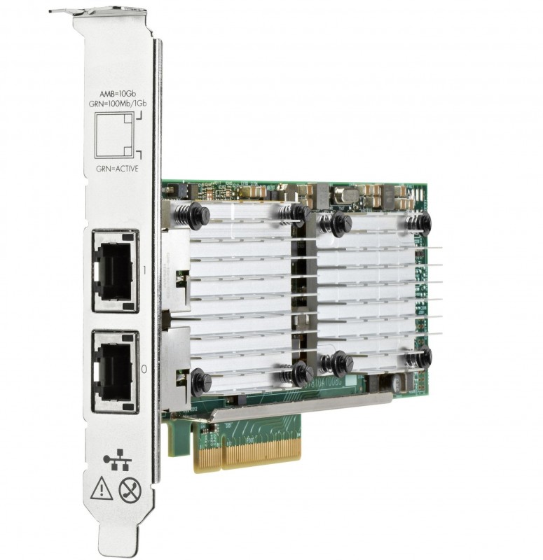 картинка Интернет карта HP Enterprise Ethernet 10Gb 2-port 530T Adapter (656596-B21) от магазина itmag.kz