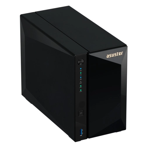 картинка Сетевой накопитель ASUSTOR AS4002T 2-Bay NAS, Marvell Armada A7020 1.6GHz Dual-Core, 2GB DDR4, 1Gbe x2, 10G Base-T x1, WoL, интегрированный аппаратный движок для шифрования данных,   90IX0151-BW3S10 от магазина itmag.kz