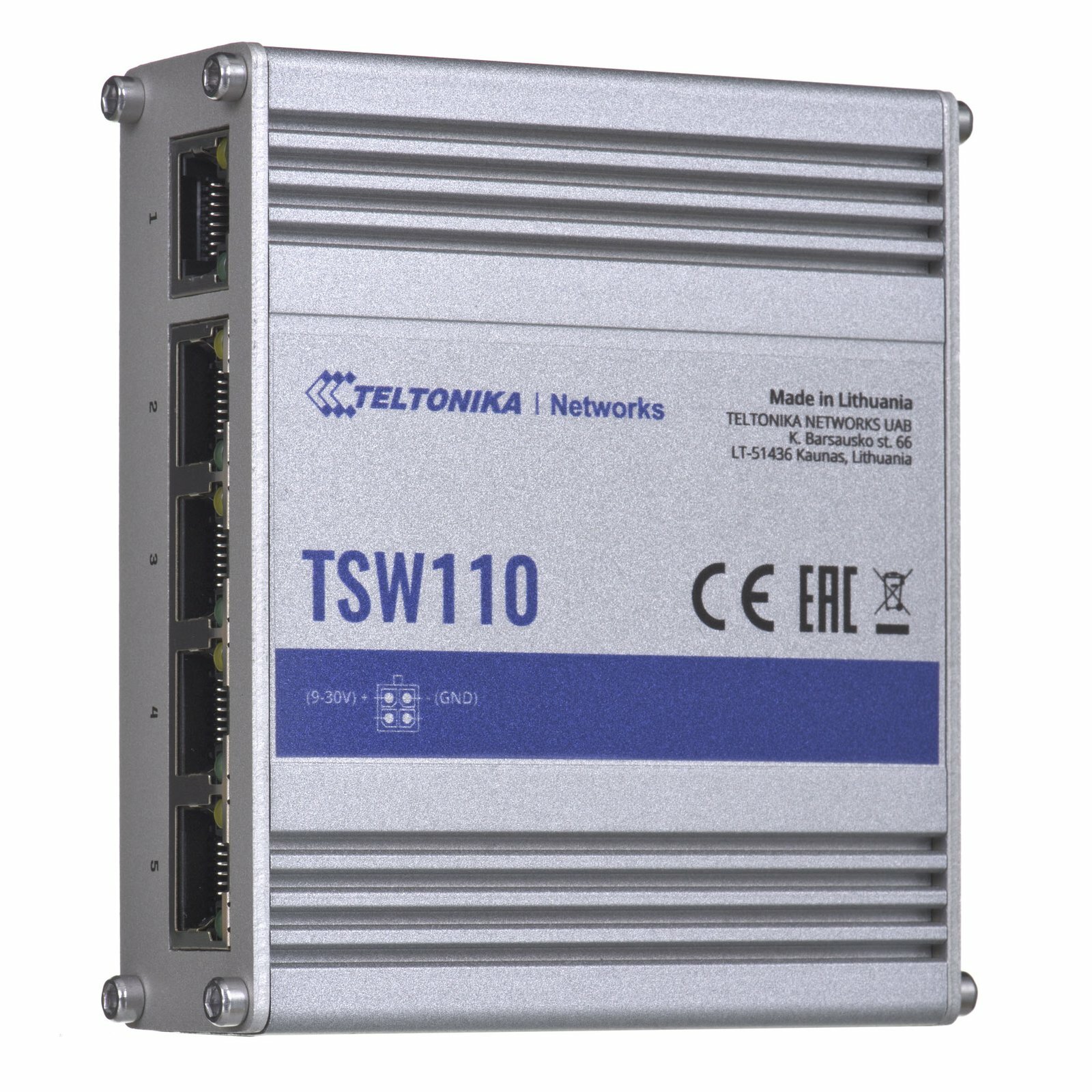 картинка Маршрутизатор TELTONIKA TSW110 PoE+Switch (TSW110000000) от магазина itmag.kz