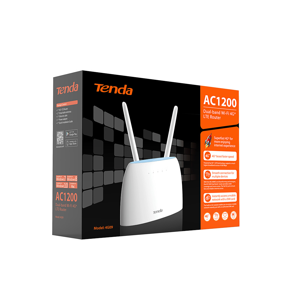 Беспроводной  маршрутизатор Tenda 4G09 (4G09) фото