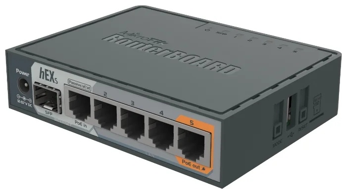 Маршрутизатор MikroTik hEX S RB760iGS  (RB760iGS) фото