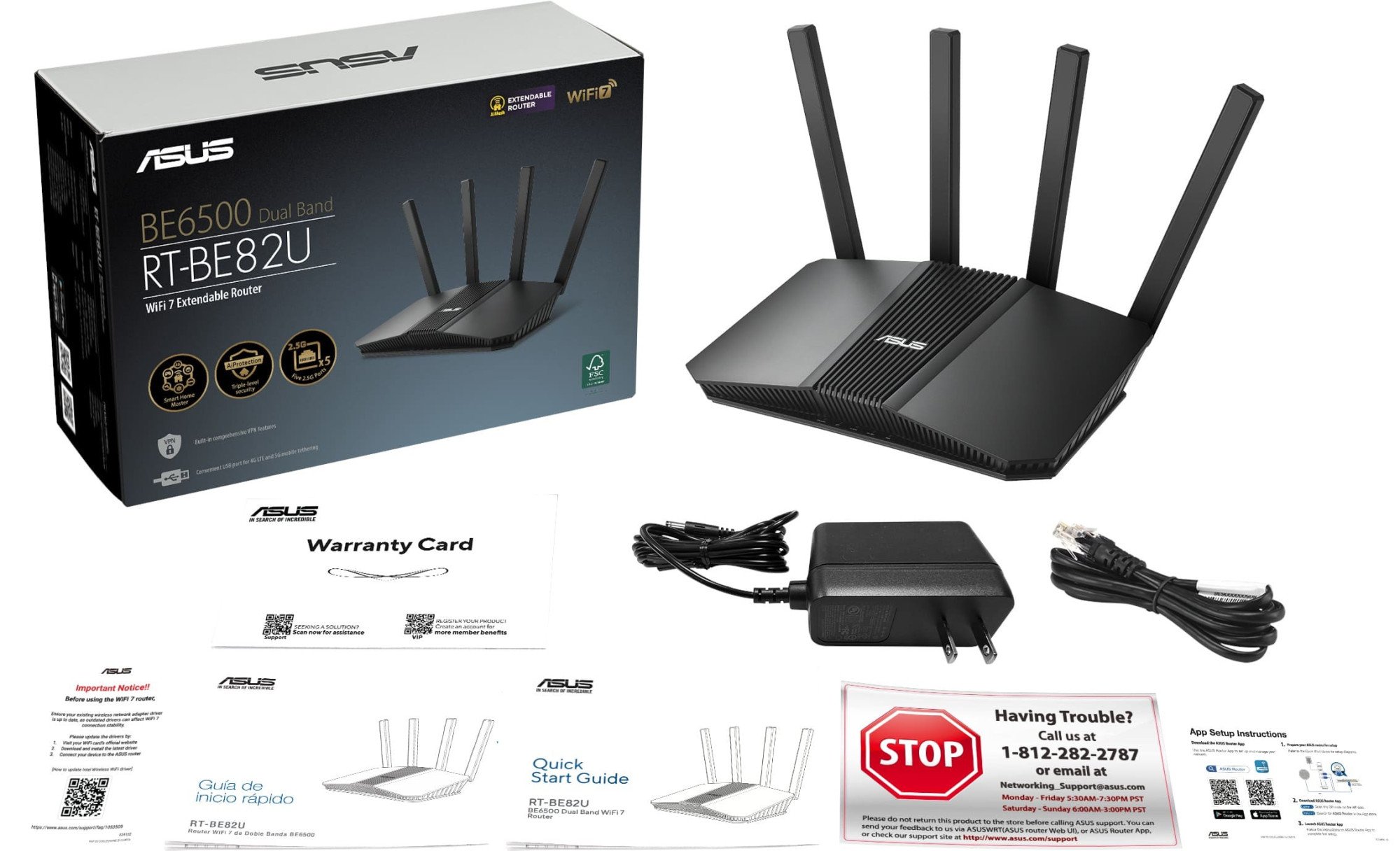 Маршрутизатор Asus RT-BE82U (90IG0990-MO9B00) фото