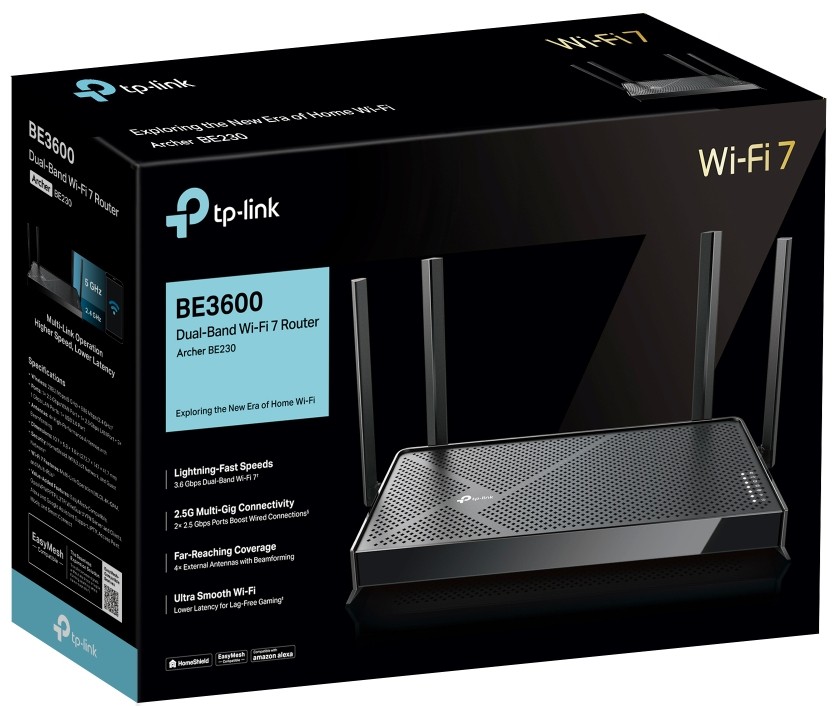Маршрутизатор беспроводной Tp-Link Archer BE230 (ARCHER BE230) фото