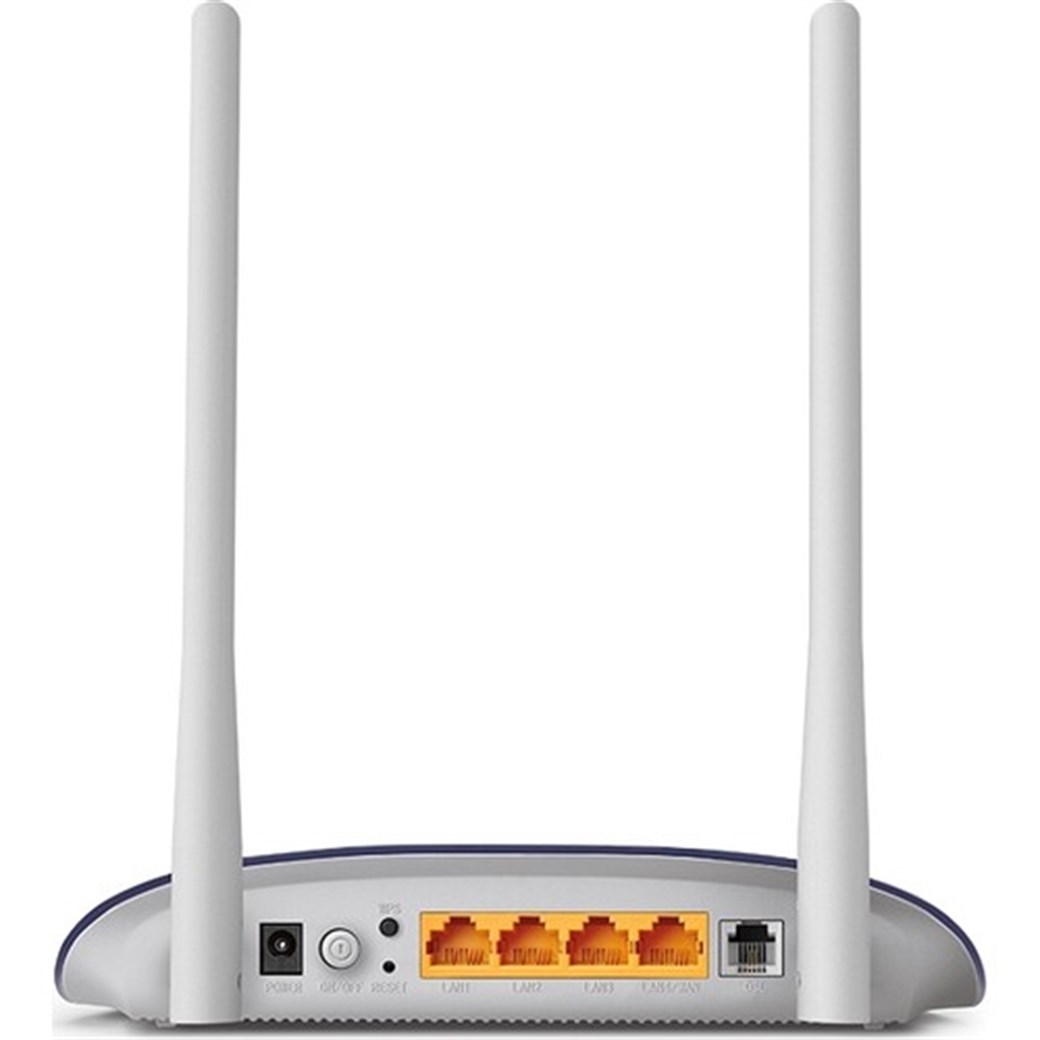 Модем беспроводной VDSL2/ADSL2+ 300M Tp-Link TD-W9960 <Wireless 300M VDSL2/ADSL2+ Modem Router, 802.11n/g/b, 300 Mbps на частоте 2,4 ГГц, 4 порта LAN 10/100 RJ45, 2 фиксированных внешних антенны, IPSec VPN> (TD-W9960(EU)) фото