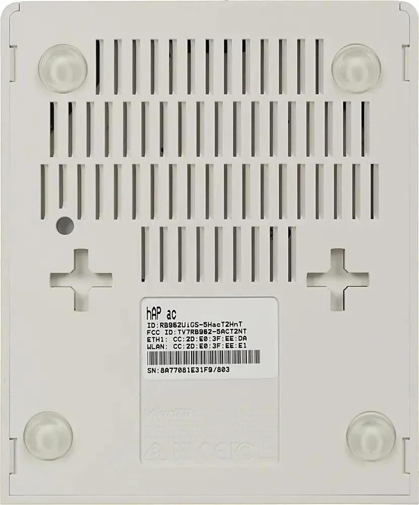 Маршрутизатор MikroTik hAP ac (RB962UiGS-5HacT2HnT) фото