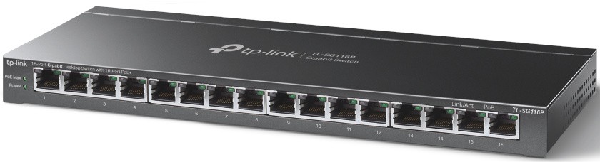 Коммутатор Tp-Link TL-SG116P (TL-SG116P(UN)) фото