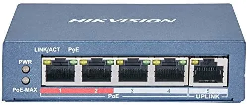 картинка PoE-коммутатор  Hikvision (DS-3E0105P-E/M(B) от магазина itmag.kz