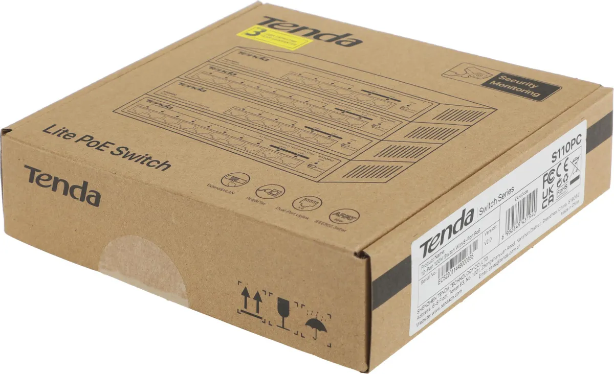 PoE-коммутатор Tenda S110PC (S110PC) фото