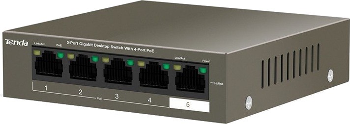 PoE-коммутатор Tenda TEG1105P-4-63W (TEG1105P-4-63W) фото