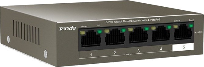 PoE-коммутатор Tenda TEG1105P-4-63W (TEG1105P-4-63W) фото