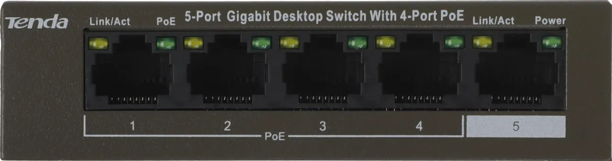 PoE-коммутатор Tenda TEG1105P-4-63W (TEG1105P-4-63W) фото