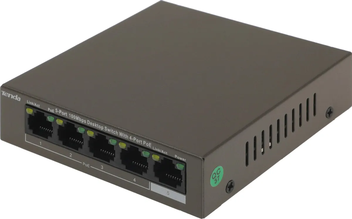 PoE-коммутатор Tenda TEF1105P-4-63W (TEF1105P-4-63W) фото